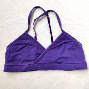 LULULEMON sports bra wrap front X strap size 8